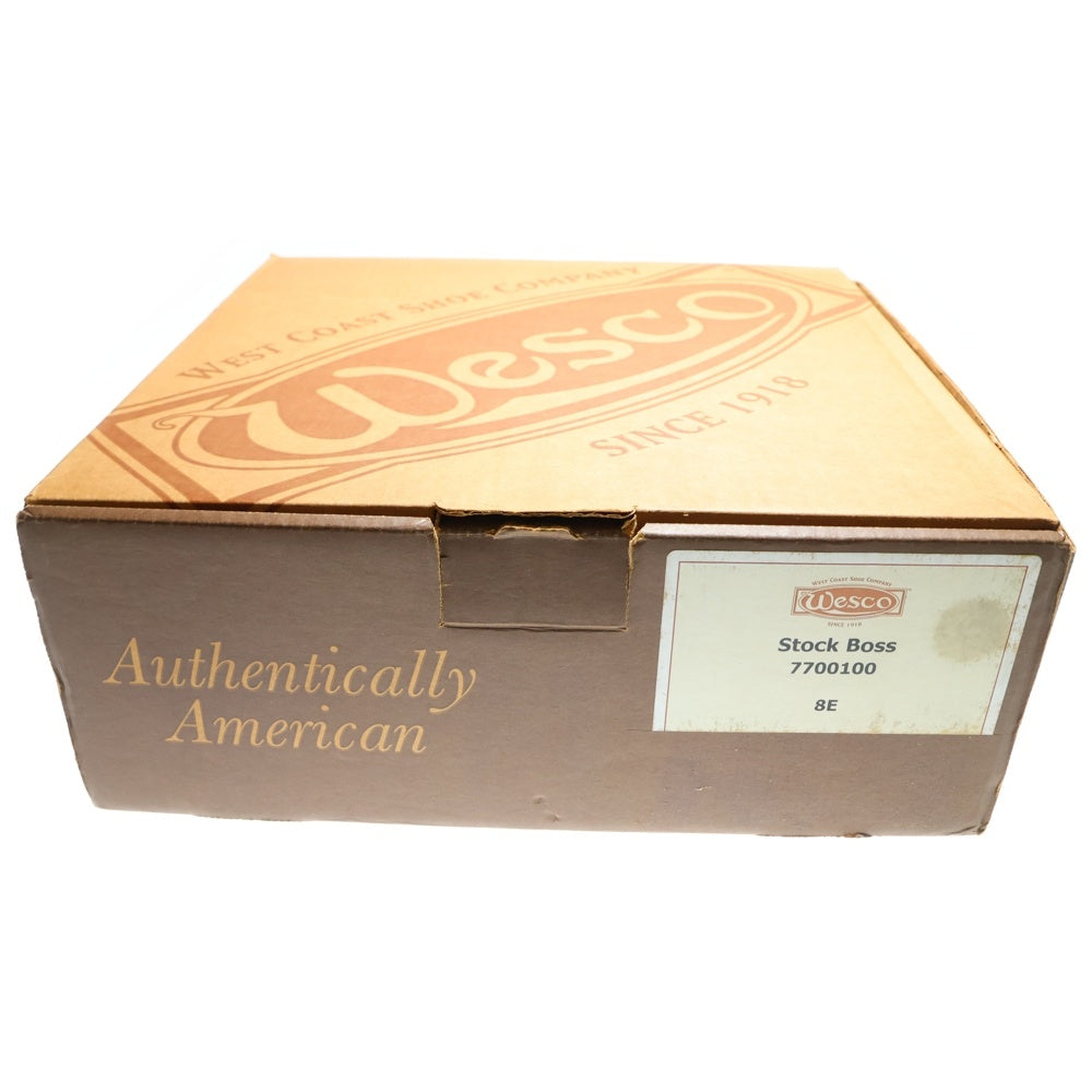 Wesco(ウエスコ) Stock Boss ストックボス レザーエンジニアブーツ 7700100 ブラック