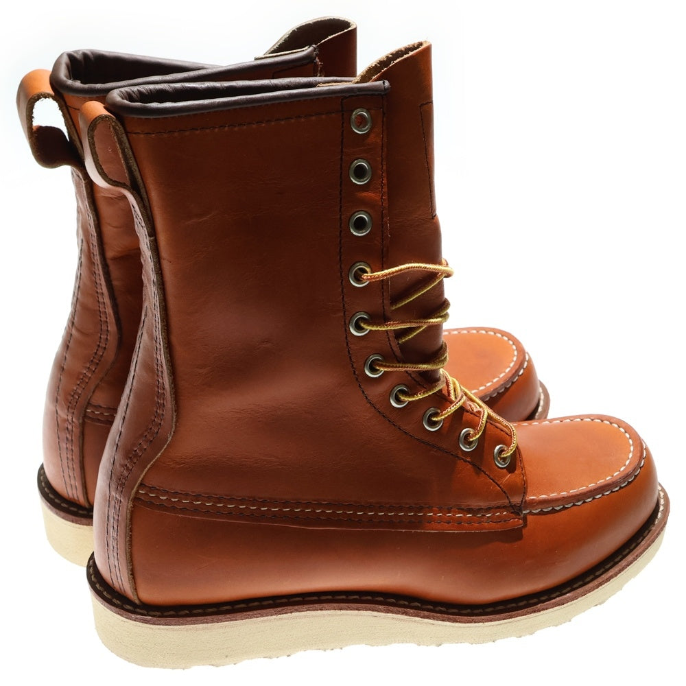 RED WING(レッド ウイング) 8-Inch Classic Moc 8インチクラシックモック レースアップレザーブーツ 877-1 ブラウン