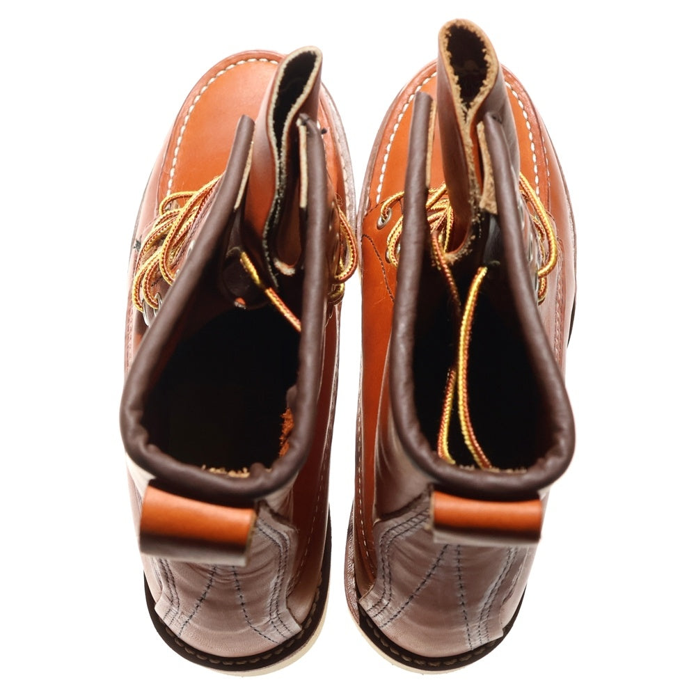RED WING(レッド ウイング) 8-Inch Classic Moc 8インチクラシックモック レースアップレザーブーツ 877-1 ブラウン