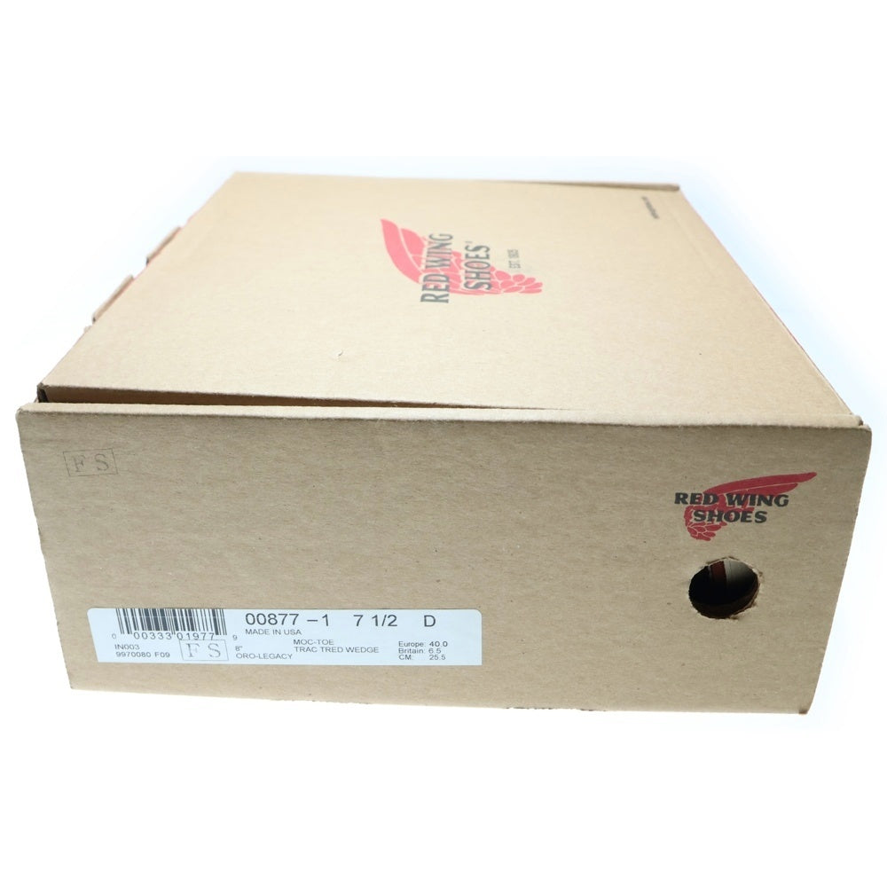 RED WING(レッド ウイング) 8-Inch Classic Moc 8インチクラシックモック レースアップレザーブーツ 877-1 ブラウン