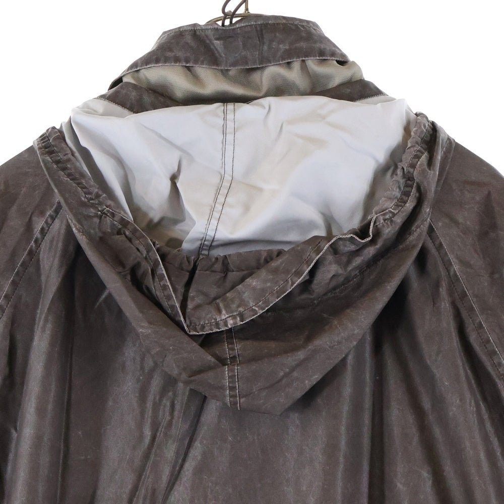 OUR LEGACY(アワーレガシー) HORIZON JACKET Brown Wash Out Nylon ホライズン ジャケット ナイロンフードパーカー ブラウン M2251HAB