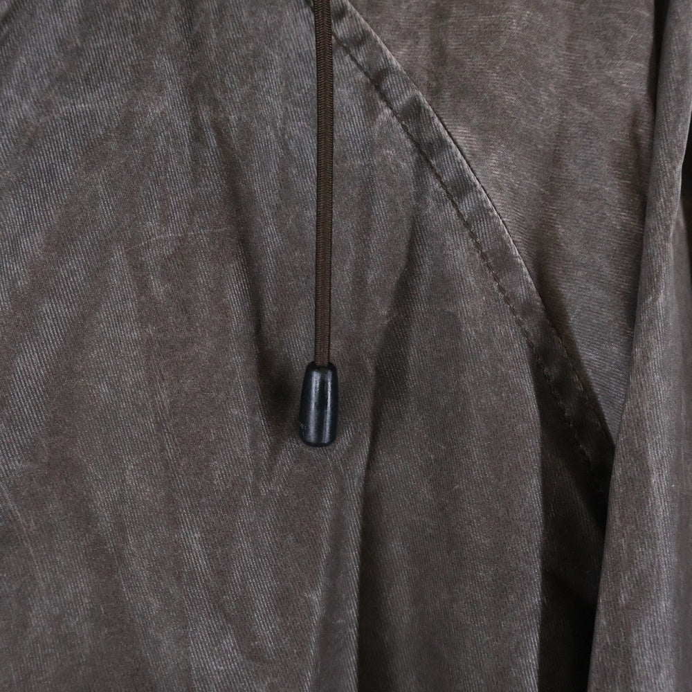 OUR LEGACY(アワーレガシー) HORIZON JACKET Brown Wash Out Nylon ホライズン ジャケット ナイロンフードパーカー ブラウン M2251HAB