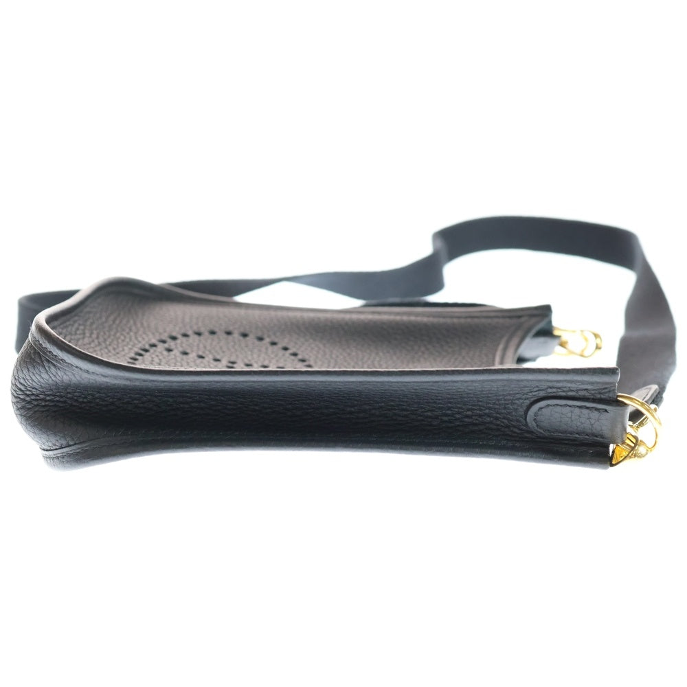 HERMES(エルメス) エブリン2TPM トリヨンクレマンス レザー ショルダーバッグ C刻印 ブラック/ゴールド