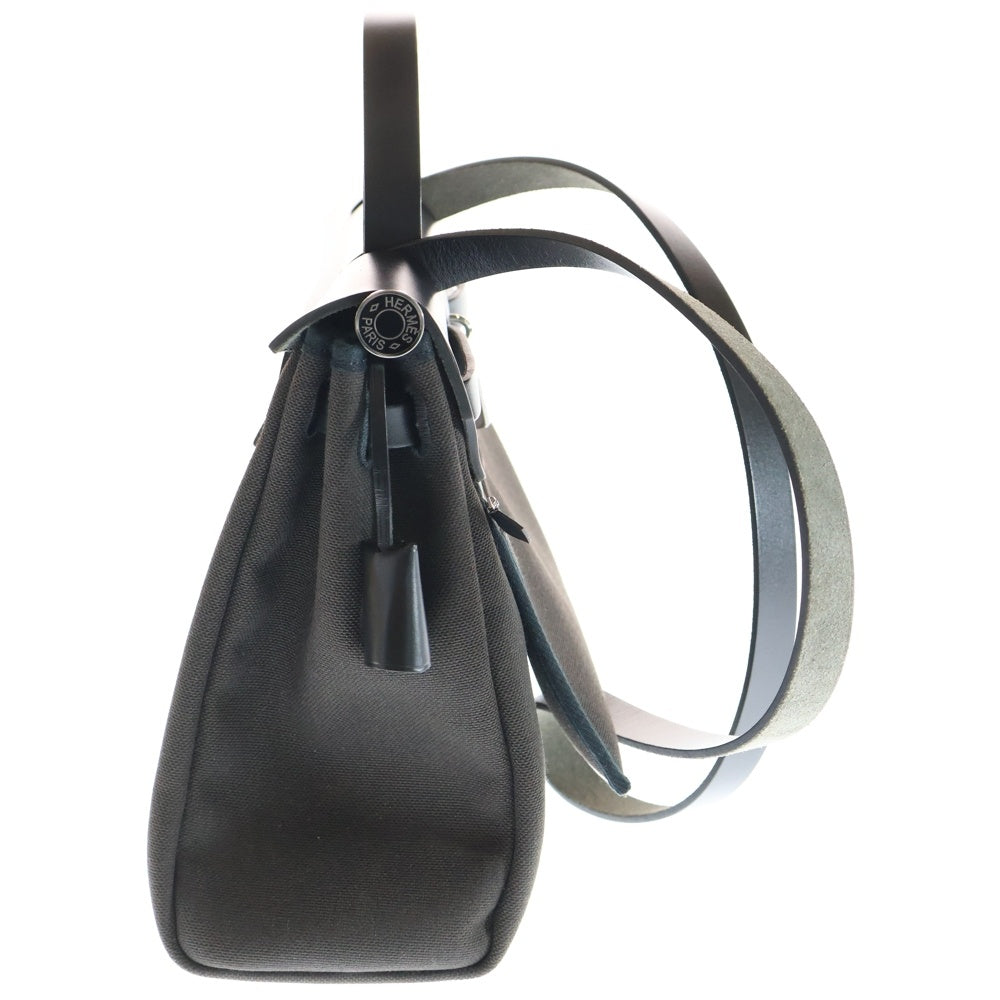HERMES(エルメス) エールバッグ PM ハンドバッグ ショルダーバッグ Z刻印 ブラック/シルバー