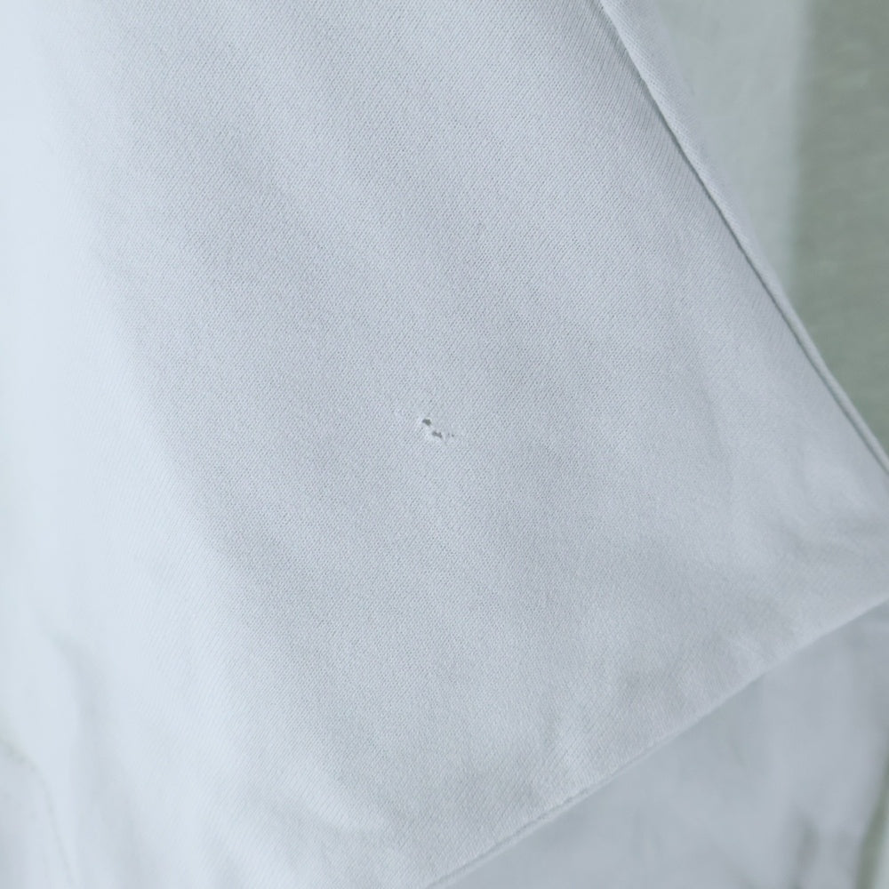 BALENCIAGA(バレンシアガ) ロゴ刺繍サイドラインオーバーサイズ 半袖Tシャツ カットソー 829686 TSVH2 ホワイト