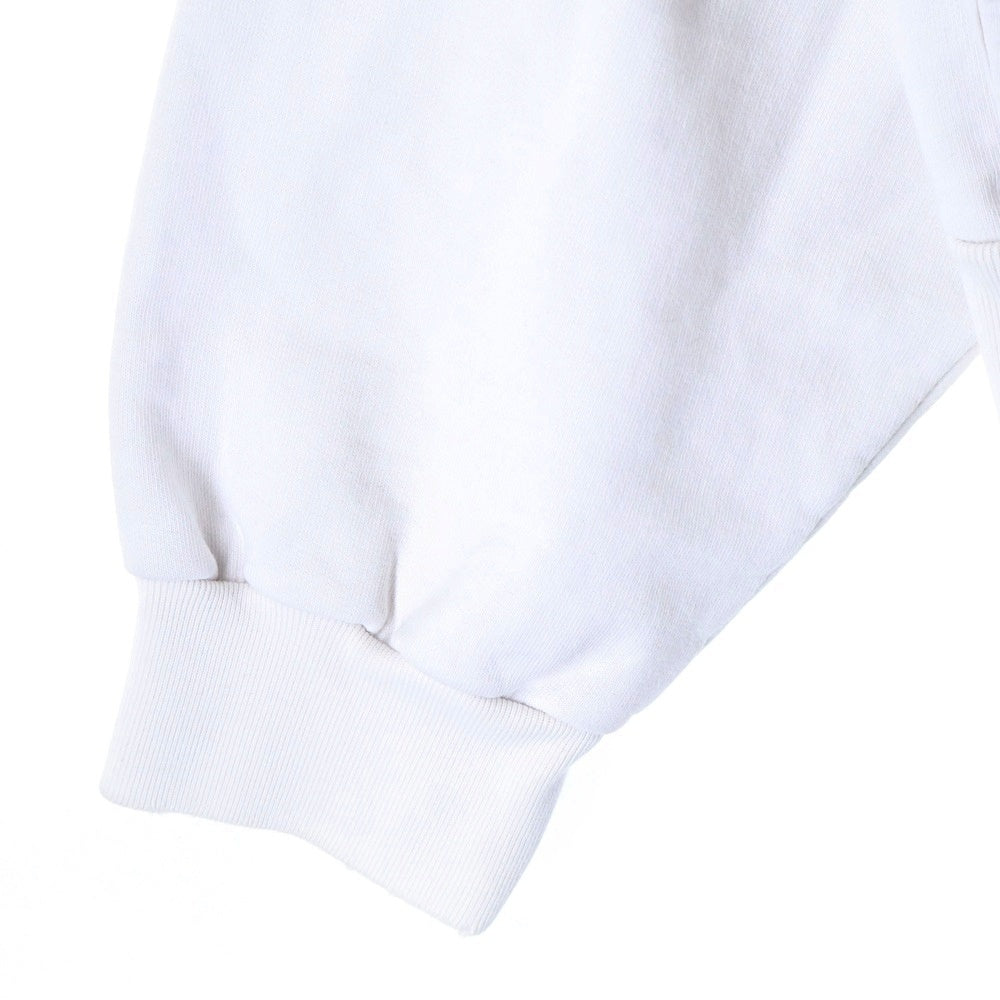 BALENCIAGA(バレンシアガ) 23SS Tape Type Ripped Pocket Hoodie 744441 TOVB1 テープロゴ プルオーバーフーディー パーカー ホワイト