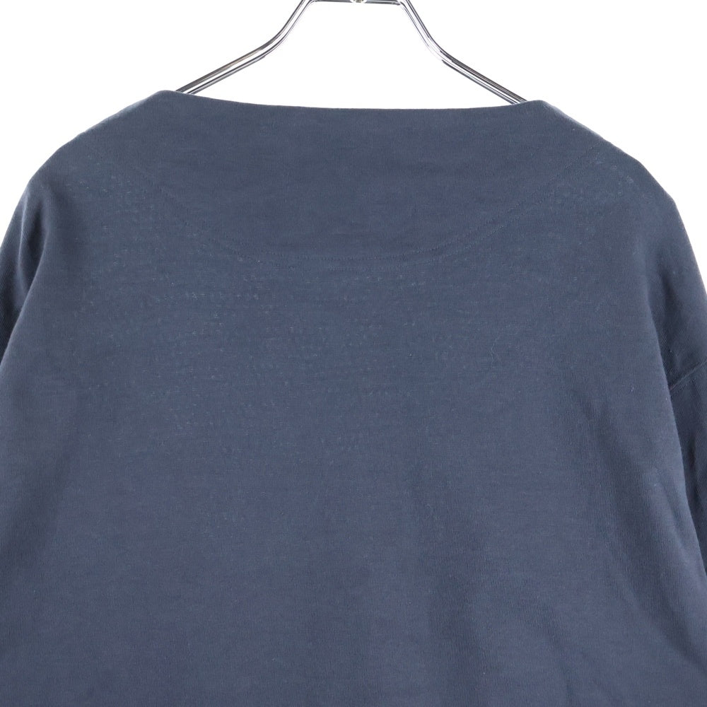 KIKO KOSTADINOV(キココスタディノフ) 23AW ORBIT OF FORGOTTEN DESIRES Cropped Knit Sweat Shirts クロップドニットスウェットシャツ ニット切替クルーネックスウェットシャツ 00152023