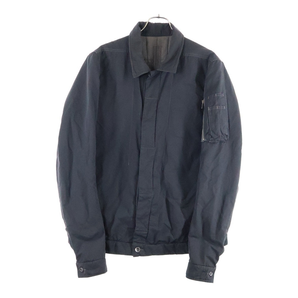 DRKSHDW(ダークシャドウ) 14AW Snap Button Nylon Jacket スナップボタンナイロンジャケット ボタンダウンナイロン中綿ジャケット DU14F4754-MUR ブラック