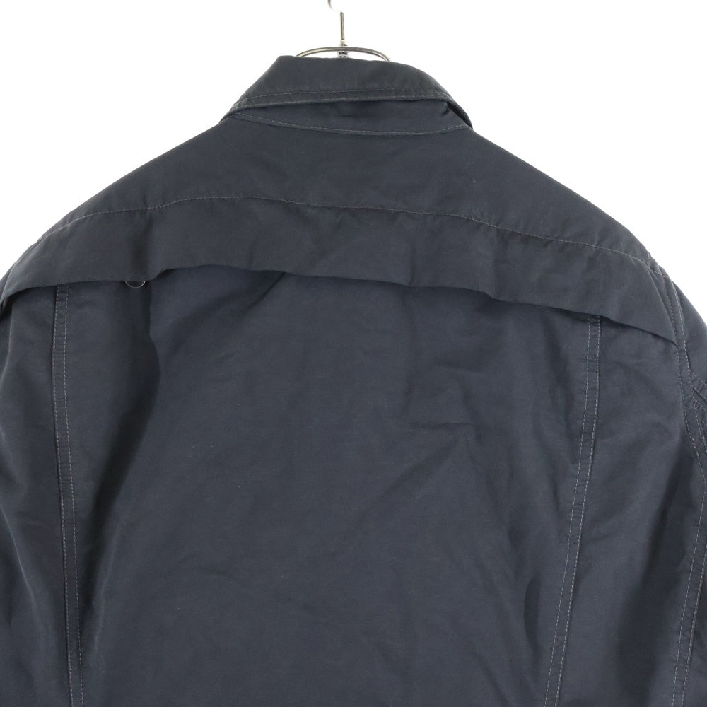 DRKSHDW(ダークシャドウ) 14AW Snap Button Nylon Jacket スナップボタンナイロンジャケット ボタンダウンナイロン中綿ジャケット DU14F4754-MUR ブラック