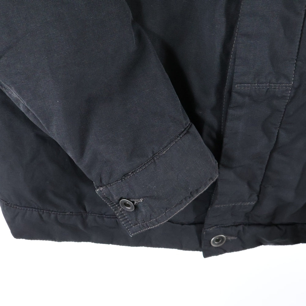 DRKSHDW(ダークシャドウ) 14AW Snap Button Nylon Jacket スナップボタンナイロンジャケット ボタンダウンナイロン中綿ジャケット DU14F4754-MUR ブラック