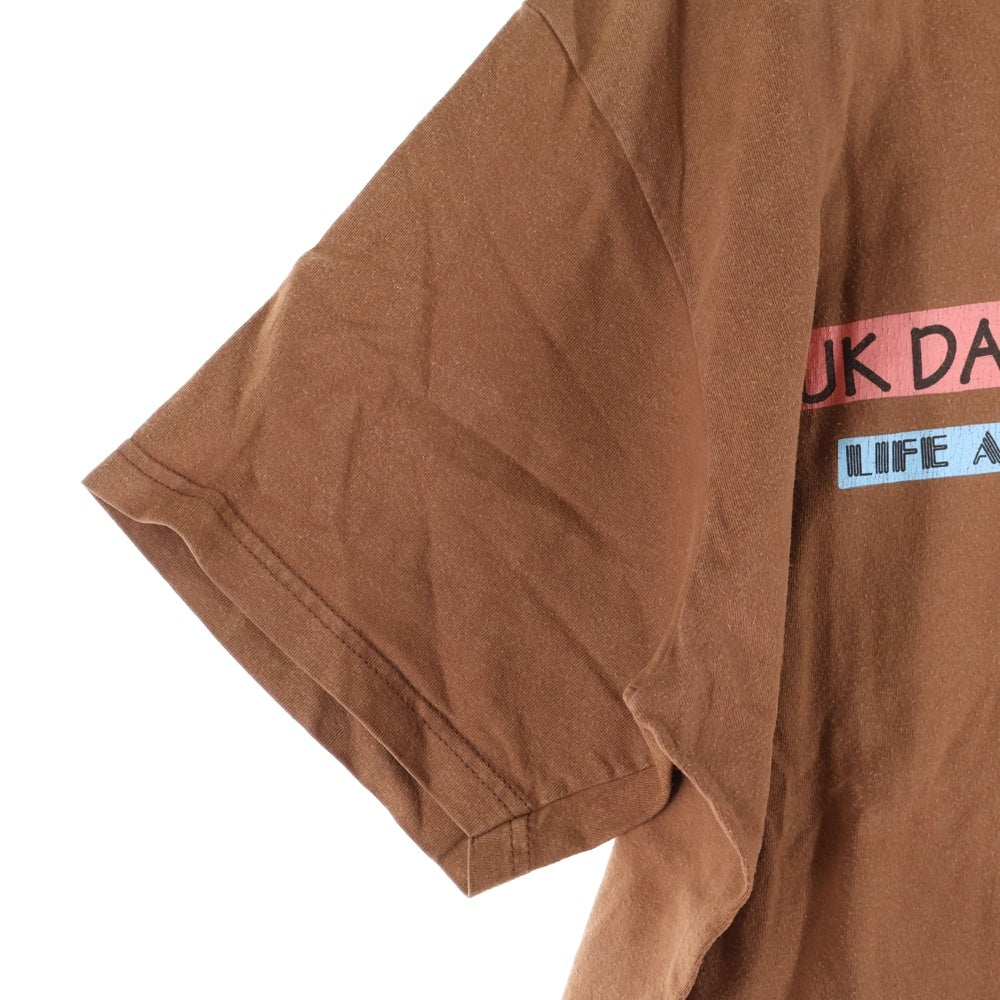 SUPREME(シュプリーム) 22AW Joie De Vivre Tee ジョイデビブレ クルーネックロゴプリント半袖Tシャツ カットソー ブラウン