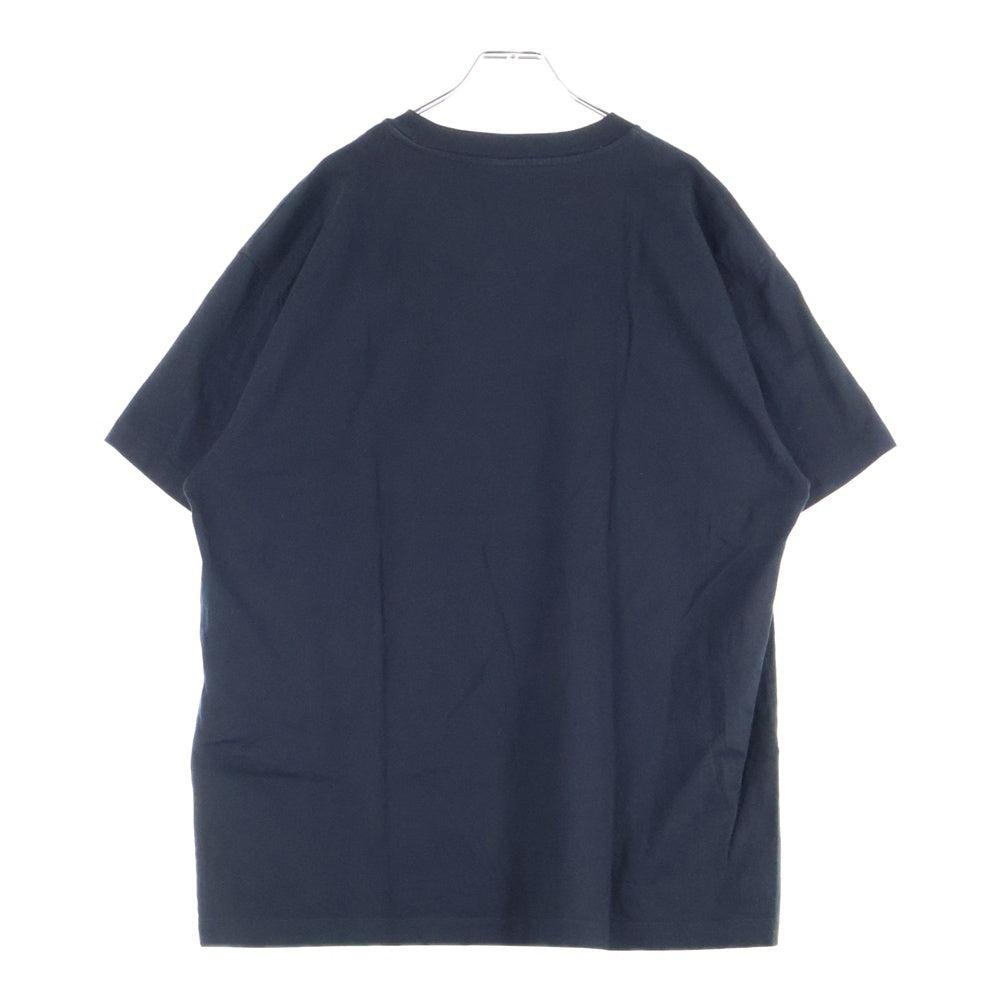 JIL SANDER +(ジルサンダープラス) Pack Tee パックT ロゴパッチクルーネック半袖Tシャツ KK PM ZI 7071 ブラック