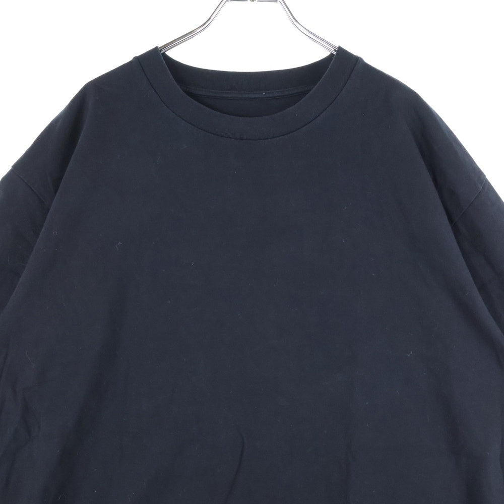 JIL SANDER +(ジルサンダープラス) Pack Tee パックT ロゴパッチクルーネック半袖Tシャツ KK PM ZI 7071 ブラック