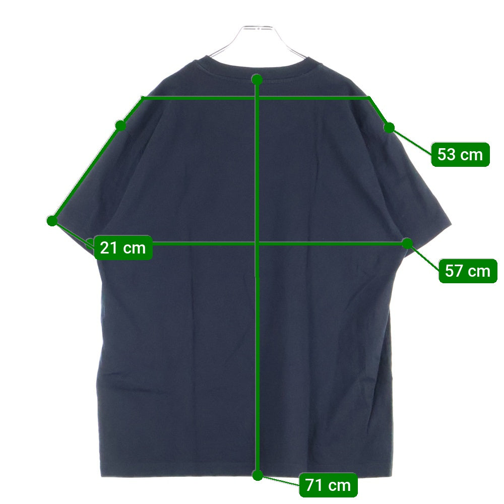 JIL SANDER +(ジルサンダープラス) Pack Tee パックT ロゴパッチクルーネック半袖Tシャツ KK PM ZI 7071 ブラック