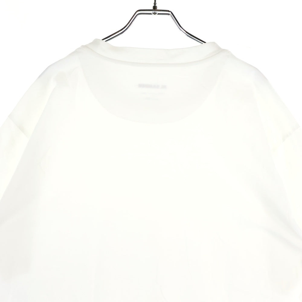 JIL SANDER +(ジルサンダープラス) Pack Tee パックT ロゴパッチクルーネック半袖Tシャツ KK PM ZI 0004 ホワイト