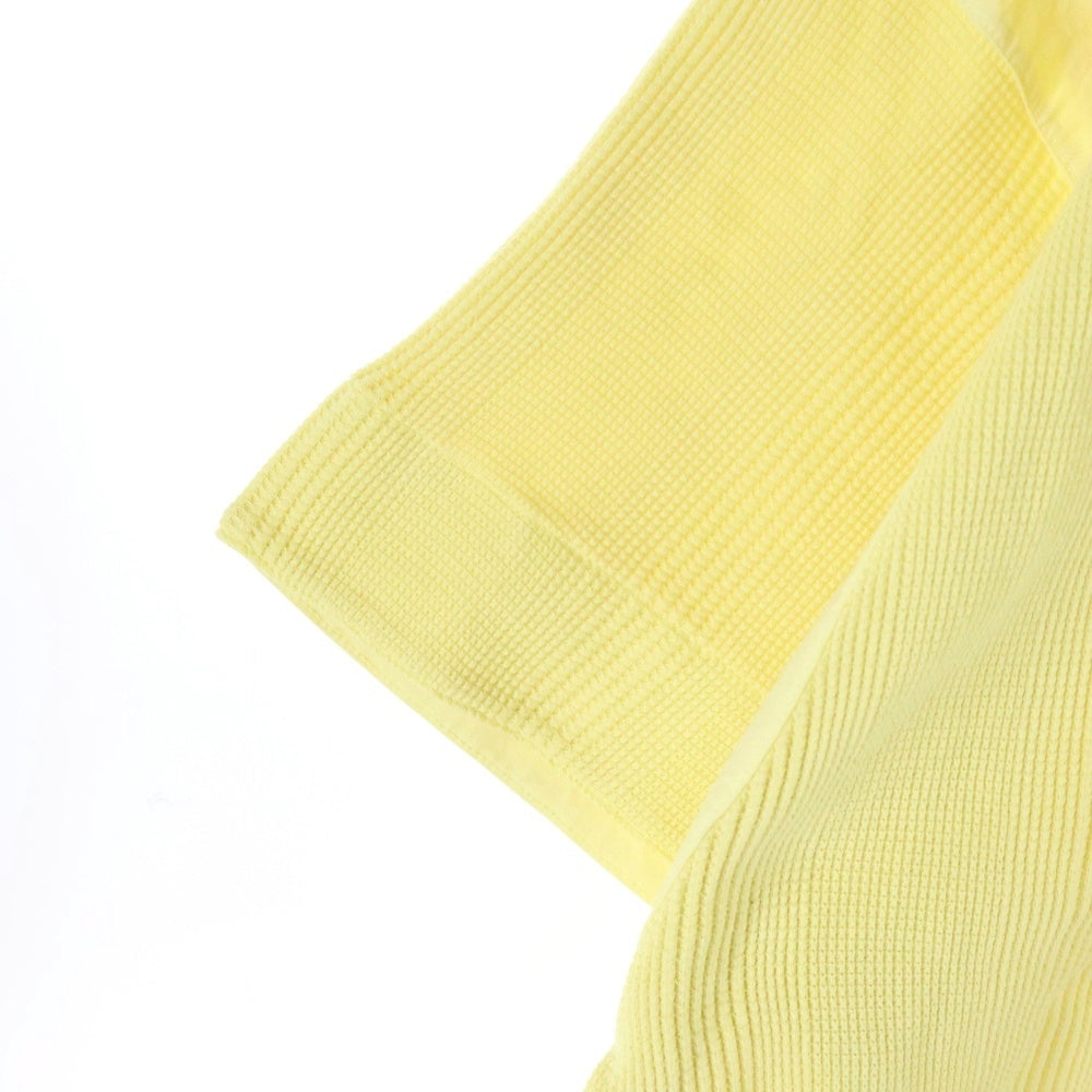 JIL SANDER +(ジルサンダープラス) Military Thermal T-Shirts ミリタリーサーマルTシャツ クルーネック半袖サーマルTシャツ JPUU707500 イエロー