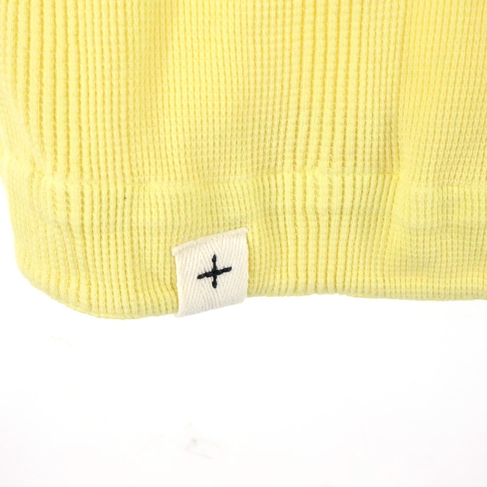 JIL SANDER +(ジルサンダープラス) Military Thermal T-Shirts ミリタリーサーマルTシャツ クルーネック半袖サーマルTシャツ JPUU707500 イエロー