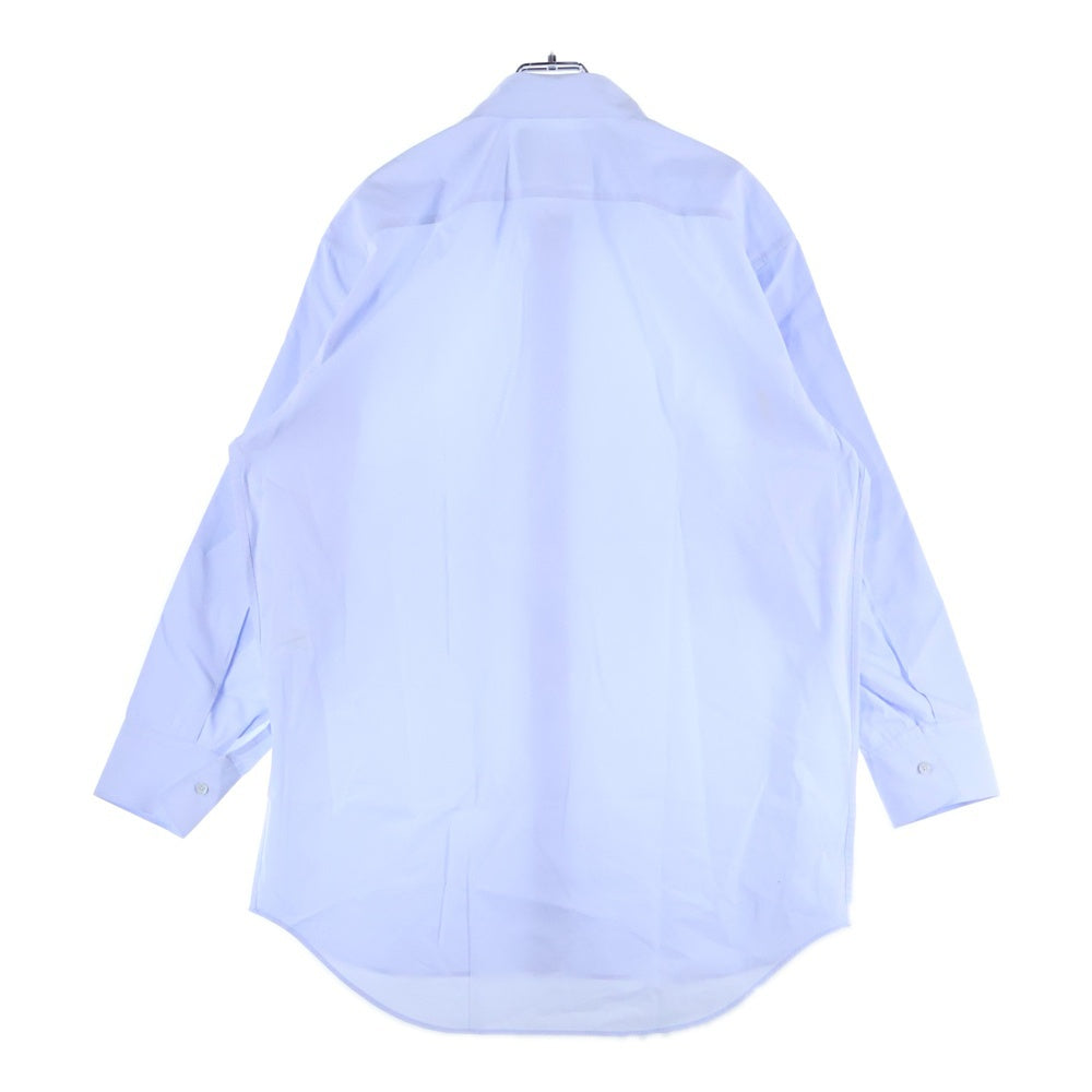 JIL SANDER(ジルサンダー) Cotton Button-down Shirts コットンボタンダウンシャツ 長袖シャツ HS JM BM 0019 ブルー