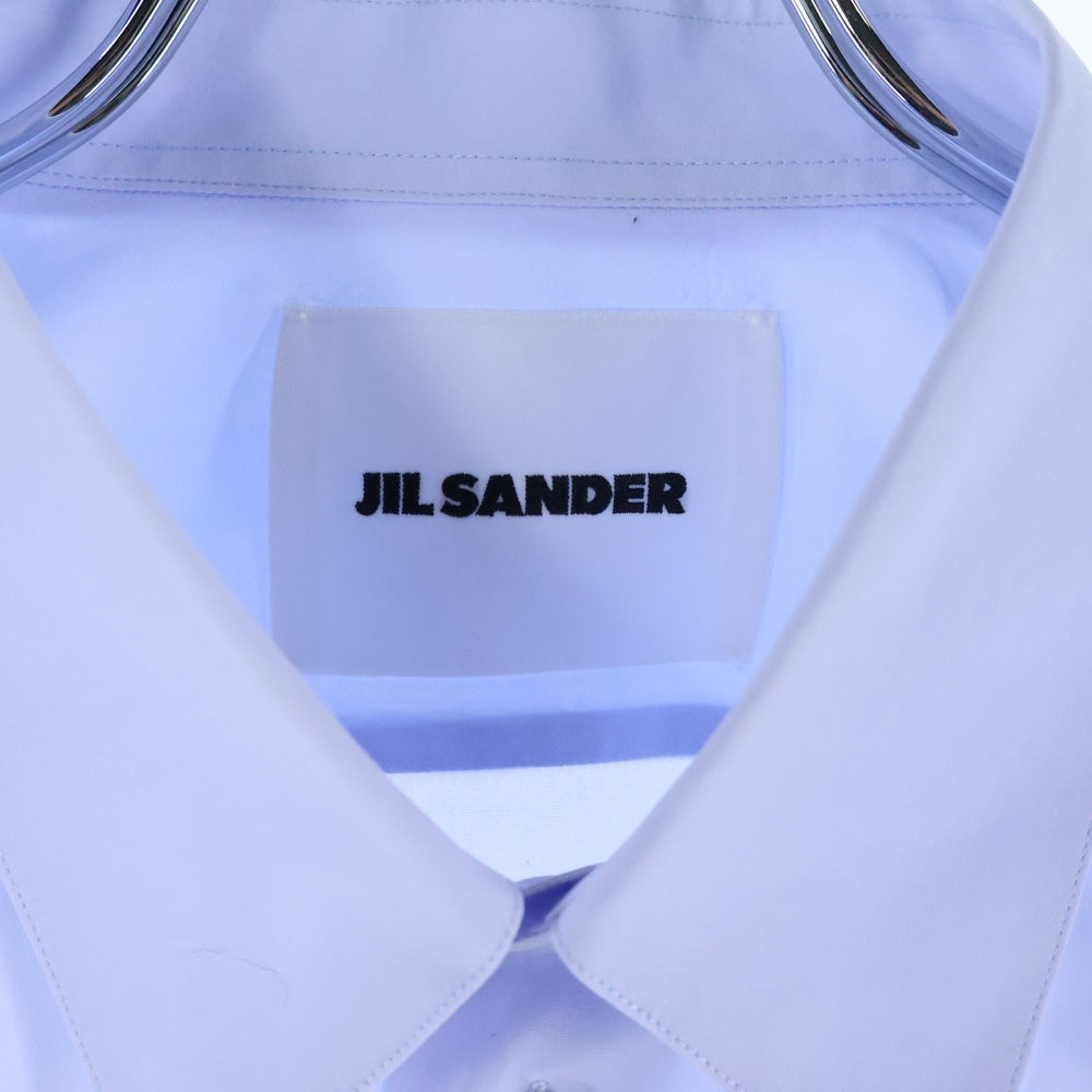JIL SANDER(ジルサンダー) Cotton Button-down Shirts コットンボタンダウンシャツ 長袖シャツ HS JM BM 0019 ブルー