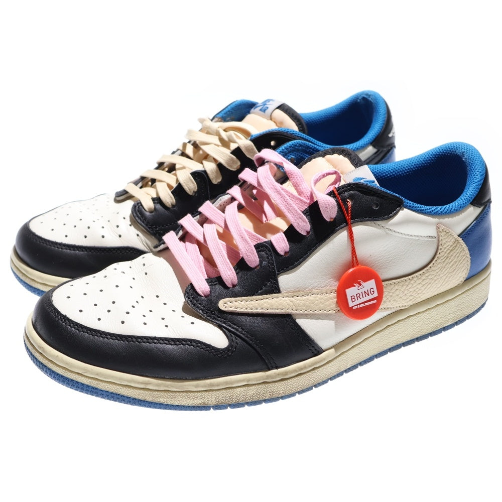 NIKE(ナイキ) ×TRAVIS SCOTT FRAGMENT DESIGN AIR JORDAN 1 LOW OG SP トラヴィススコット フラグメント エアジョーダン1 ローカットスニーカー US11/29cm DM7866-140