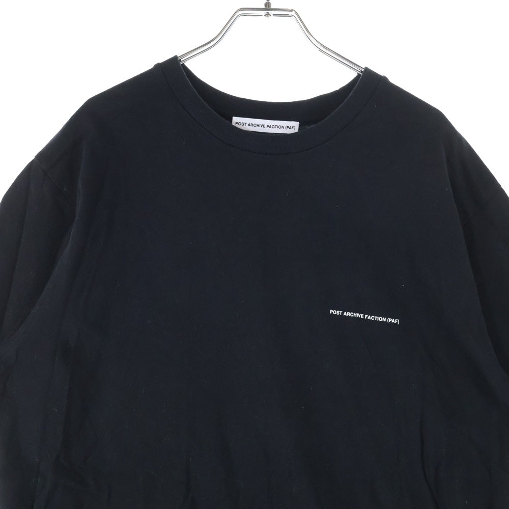 POST ARCHIVE FACTION(ポストアーカイブファクション) 25SS SOUVENIR TEE スーベニア バックバタフライデザイン 半袖Tシャツ カットソー ブラック CA-102BK