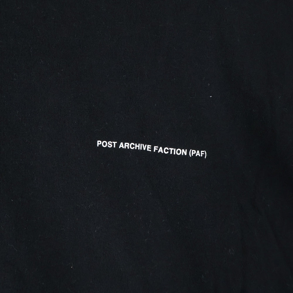 POST ARCHIVE FACTION(ポストアーカイブファクション) 25SS SOUVENIR TEE スーベニア バックバタフライデザイン 半袖Tシャツ カットソー ブラック CA-102BK