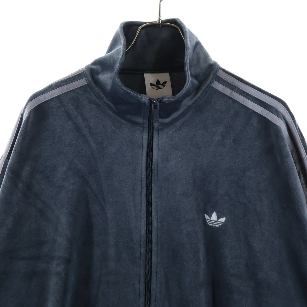 adidas(アディダス) FIREBIRD VELOUR TRACK TOP ファイヤーバード ベロア トラックトップ ジャケット グレー KD9374 A2B001