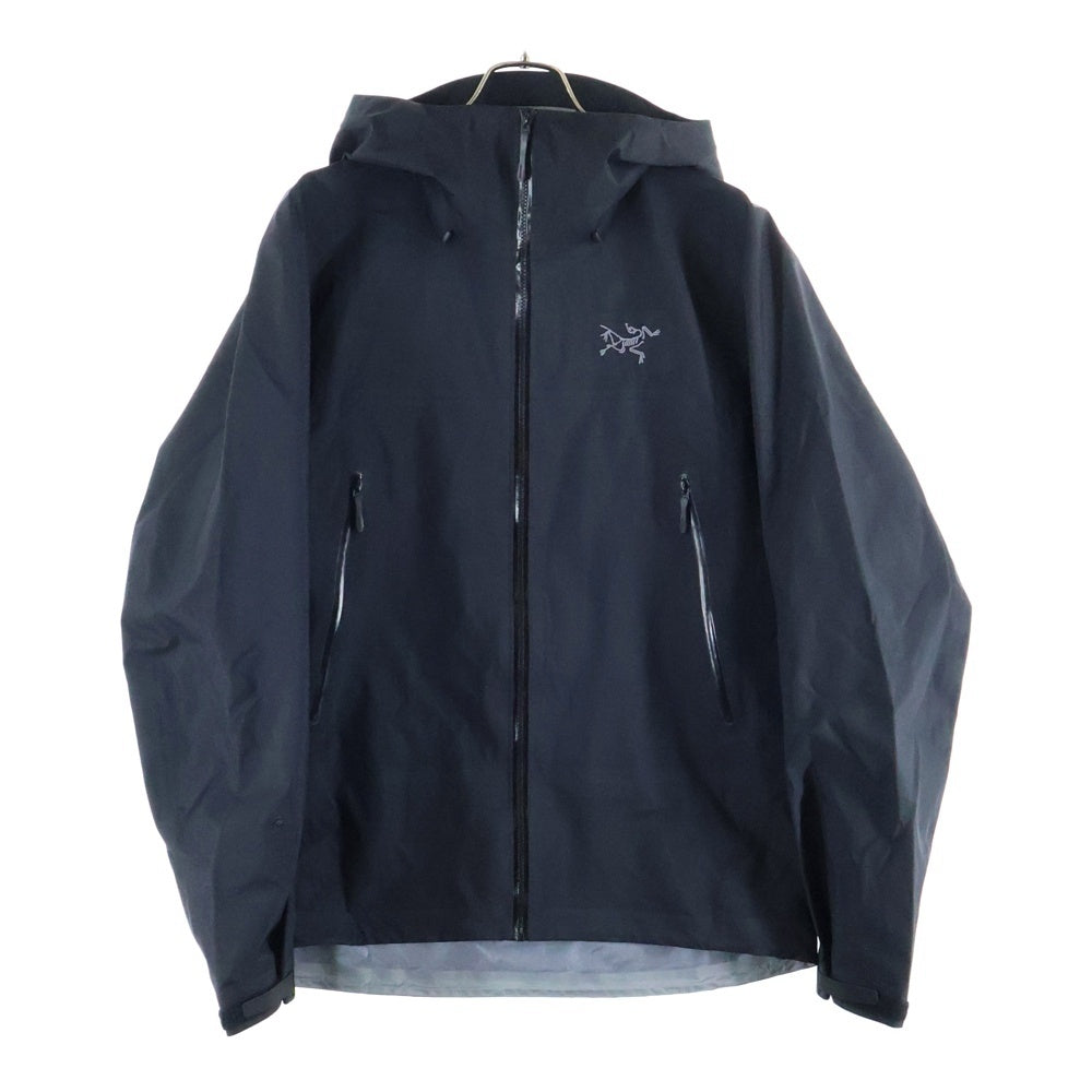 ARC'TERYX(アークテリクス) Beta SL Jacket ベータ ロゴエンブロイダリー ナイロン フーデッドジャケット ブラック X000009685
