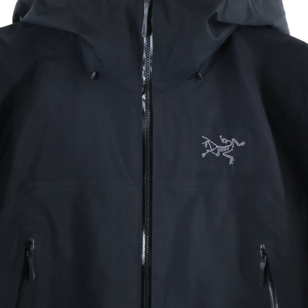 ARC'TERYX(アークテリクス) Beta SL Jacket ベータ ロゴエンブロイダリー ナイロン フーデッドジャケット ブラック X000009685