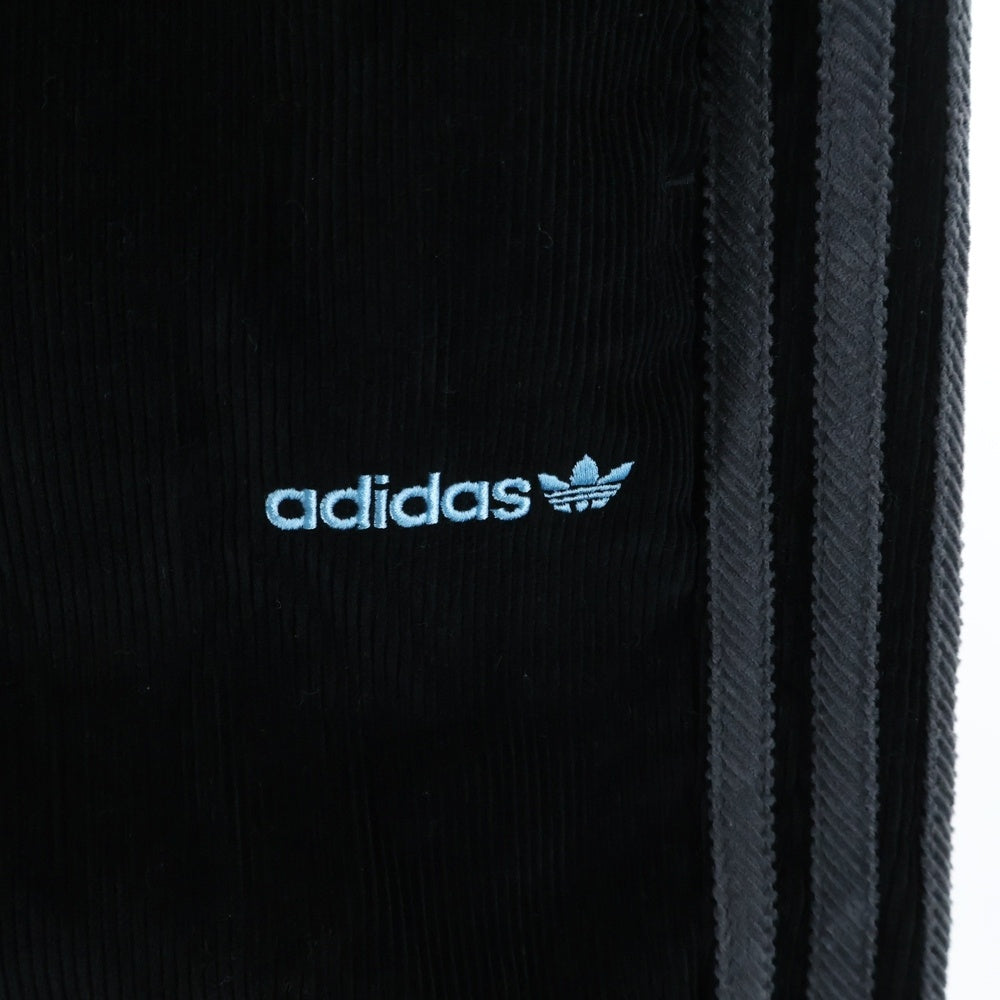 adidas(アディダス) コーデュロイ サイドライン トラック パンツ ブラック JX3107 938011