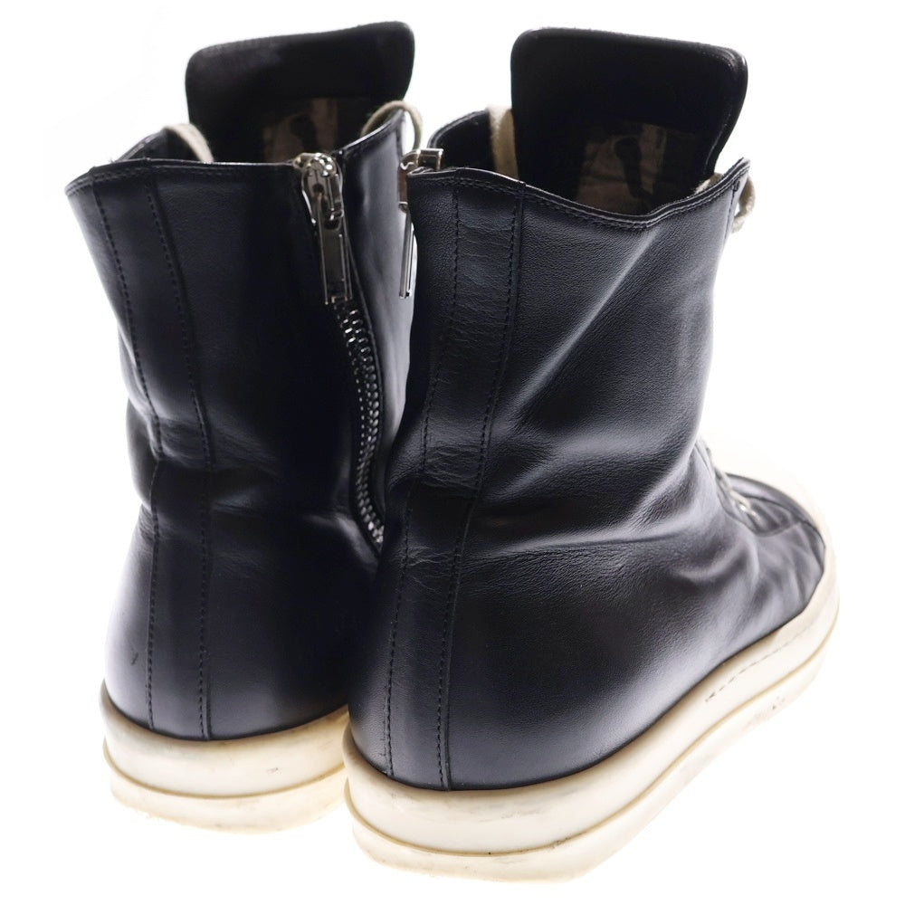Rick Owens(リックオウエンス) Sneakers スニーカーズ レースアップハイカットレザースニーカー RU01B1890-LPO ブラック