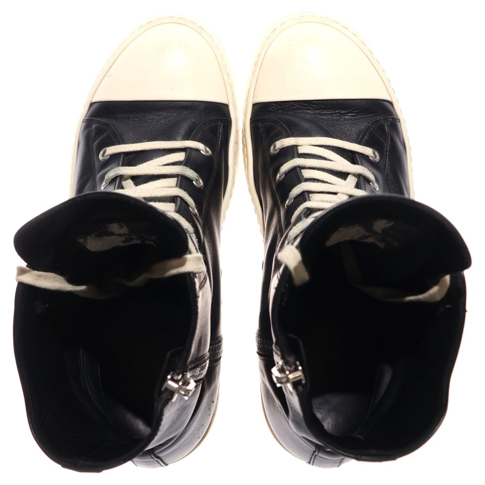 Rick Owens(リックオウエンス) Sneakers スニーカーズ レースアップハイカットレザースニーカー RU01B1890-LPO ブラック