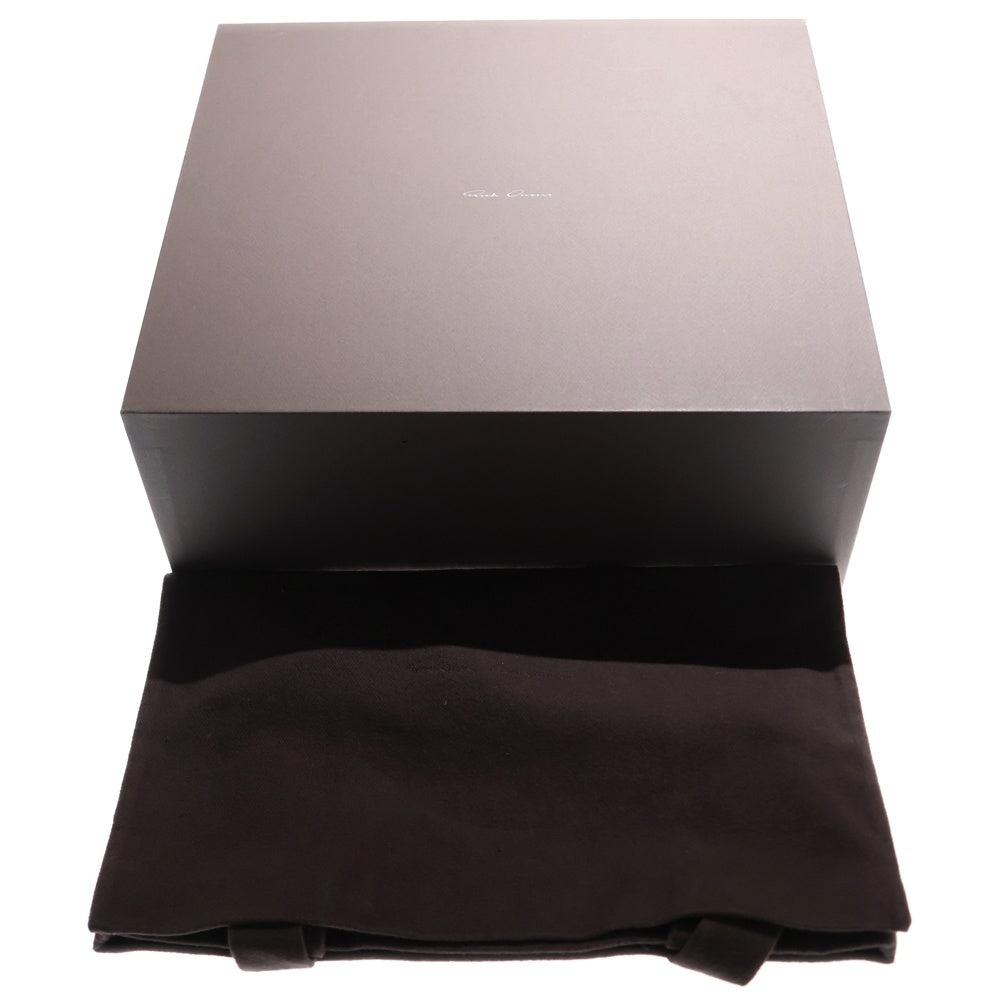 Rick Owens(リックオウエンス) Sneakers スニーカーズ レースアップハイカットレザースニーカー RU01B1890-LPO ブラック