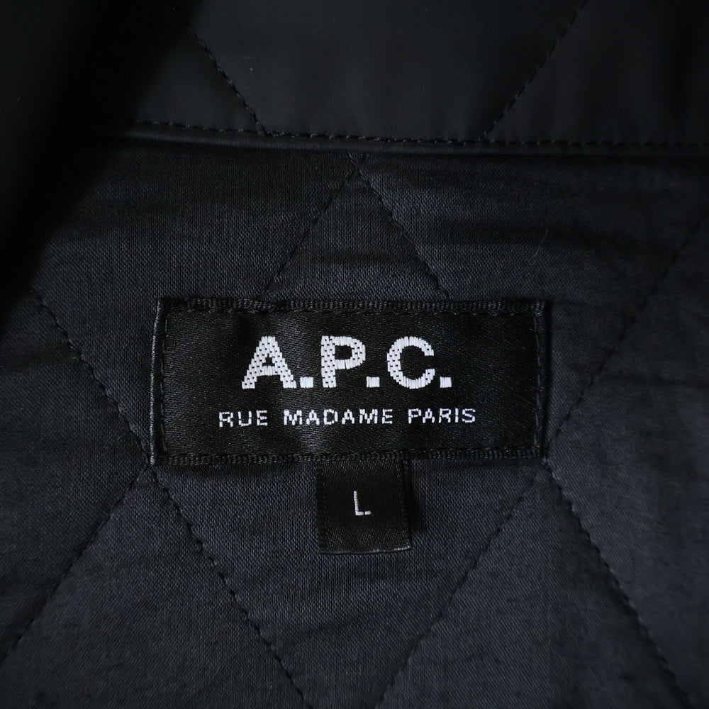 A.P.C(アーペーセー) Ambulance アンビュランス マルチポケット ハイネック ジャケット ブラック