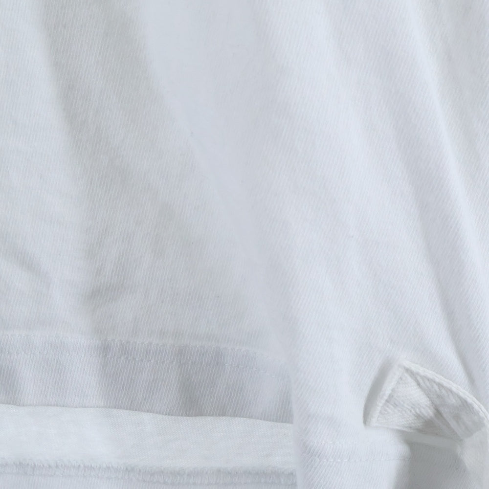 Sacai(サカイ) Cotton Jersey T-shirt フロントポケット ベルトデザイン 半袖Tシャツ カットソー ホワイト 23-03061M