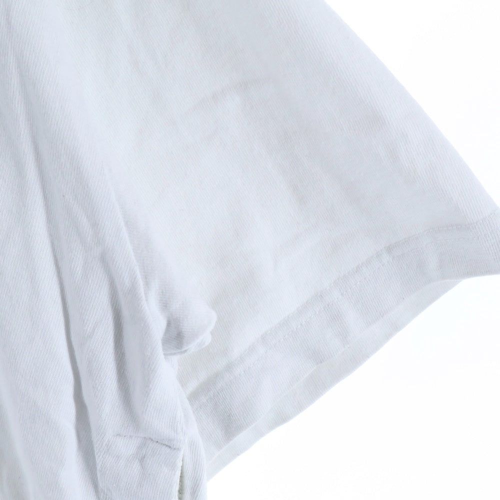 Sacai(サカイ) Cotton Jersey T-shirt フロントポケット ベルトデザイン 半袖Tシャツ カットソー ホワイト 23-03061M