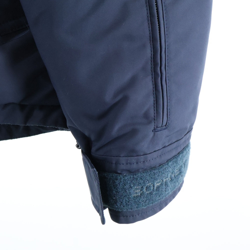 SOPHNET.(ソフネット) Mountain Down Parka マウンテンダウンパーカー ジップアップナイロンダウンジャケット SOPH-156104 ネイビー