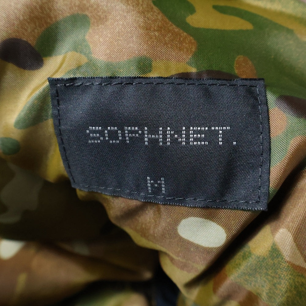 SOPHNET.(ソフネット) Mountain Down Parka マウンテンダウンパーカー ジップアップナイロンダウンジャケット SOPH-156104 ネイビー