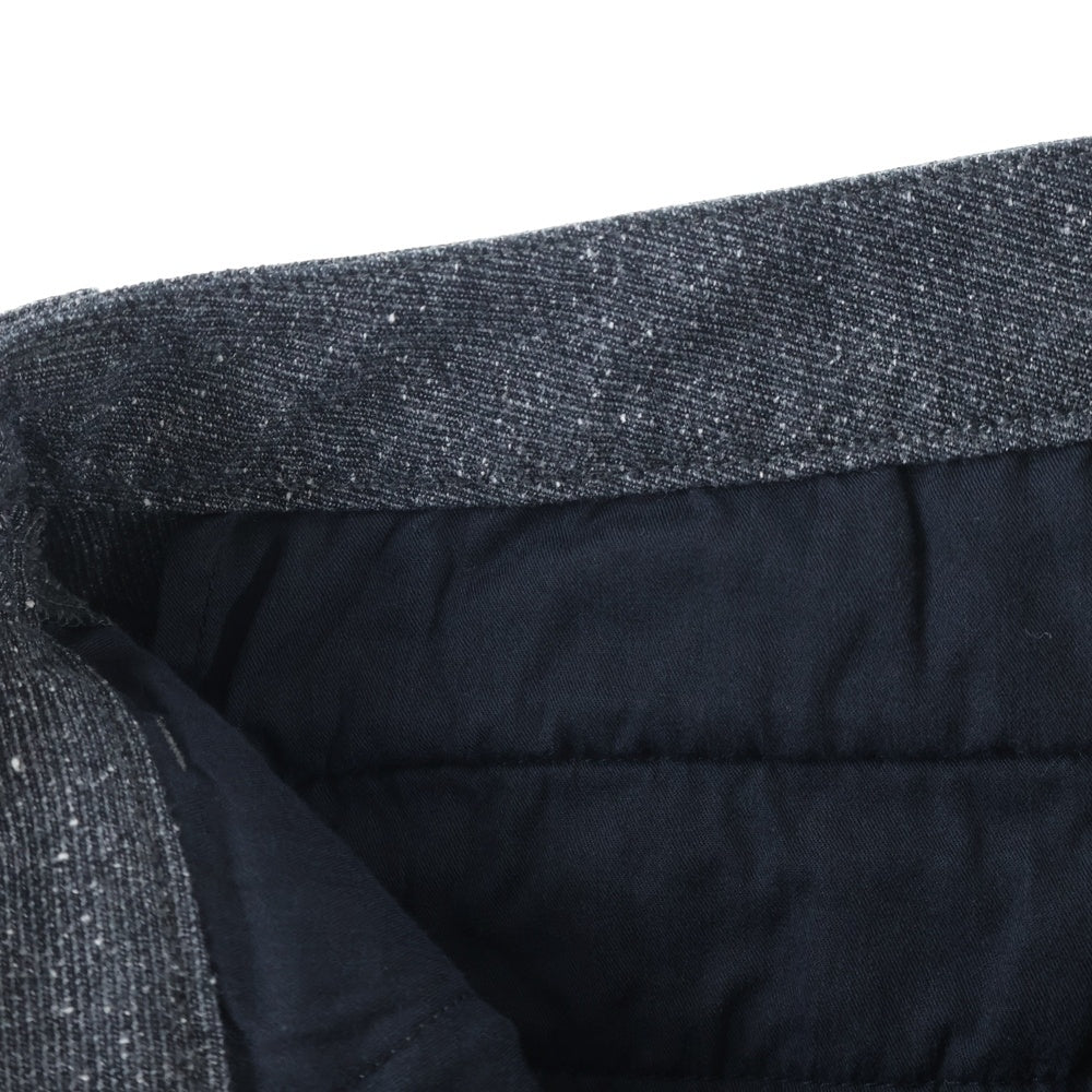 SOPHNET.(ソフネット) Home Span 2Tuck Sarrouel Ancle Cut Pants 2タックサルエルアンクルカットパンツ 裾ジップジョガーパンツ SOPH-156092 グレー