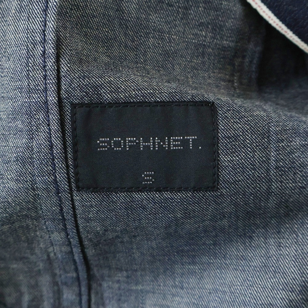SOPHNET.(ソフネット) 2B Denim jacket 2ボタンデニムジャケット SOPH-12073 インディゴ