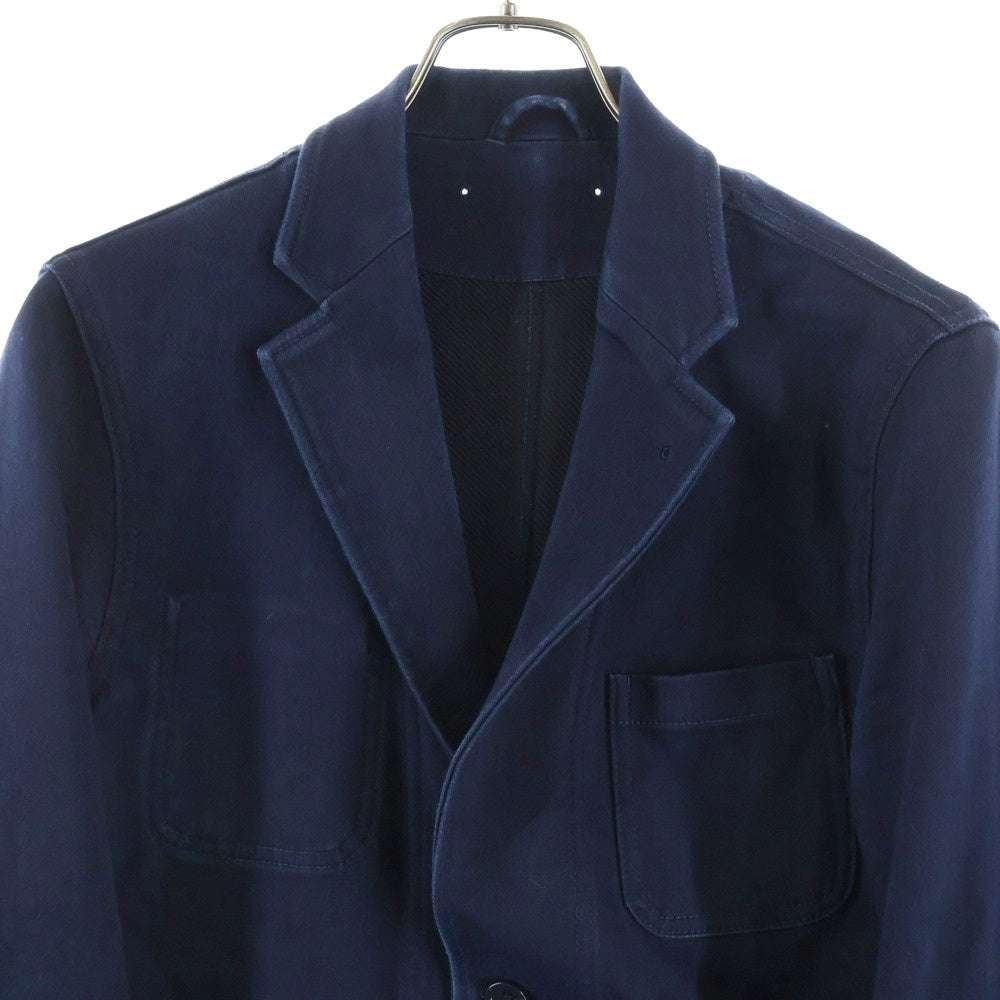 SOPHNET.(ソフネット) 16SS Stretch Indigo Jersey 2Button Jacket ストレッチインディゴジャージ2ボタンジャケット 2Bテーラードジャケット SOPH-160024 インディゴ