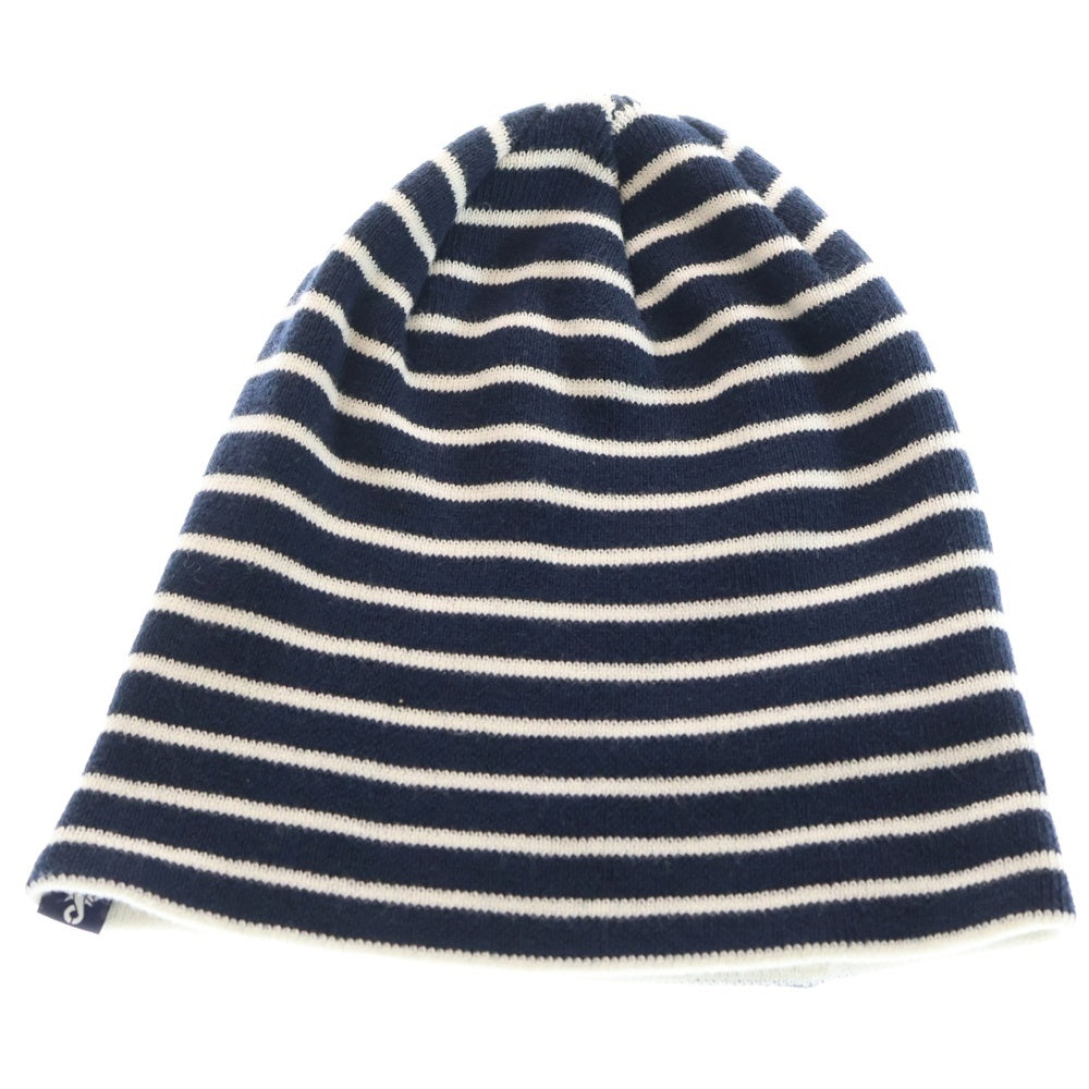 SOPHNET.(ソフネット) 16SS Boarder Knit Cap ボーダーニットキャップ ビーニー 帽子 SOPH-160134 ネイビー レディース