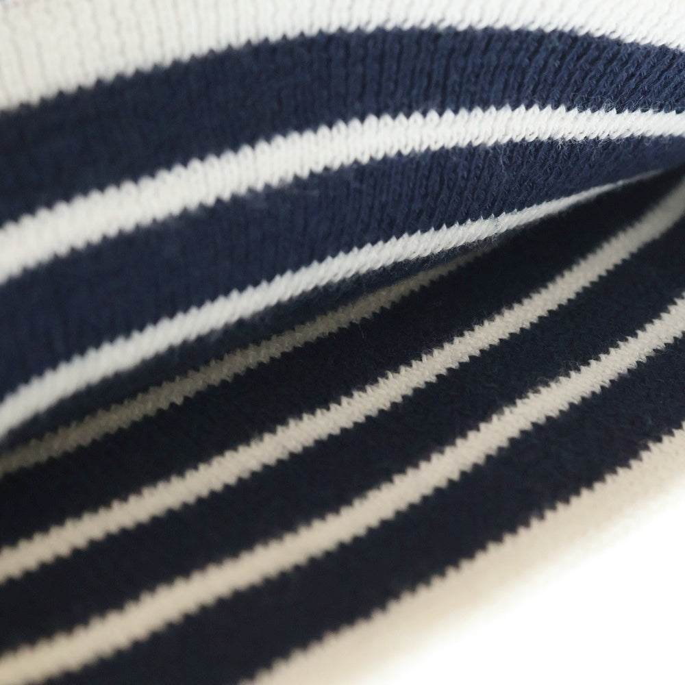 SOPHNET.(ソフネット) 16SS Boarder Knit Cap ボーダーニットキャップ ビーニー 帽子 SOPH-160134 ネイビー レディース