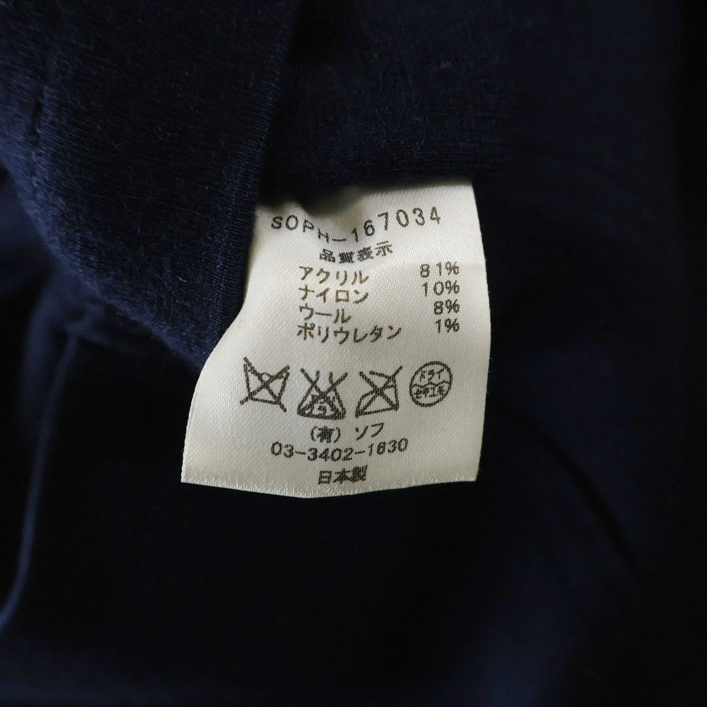 SOPHNET.(ソフネット) 16AW 2B Stretch Jacket 2ボタンストレッチジャケット テーラードジャケット SOPH-167034 ネイビー