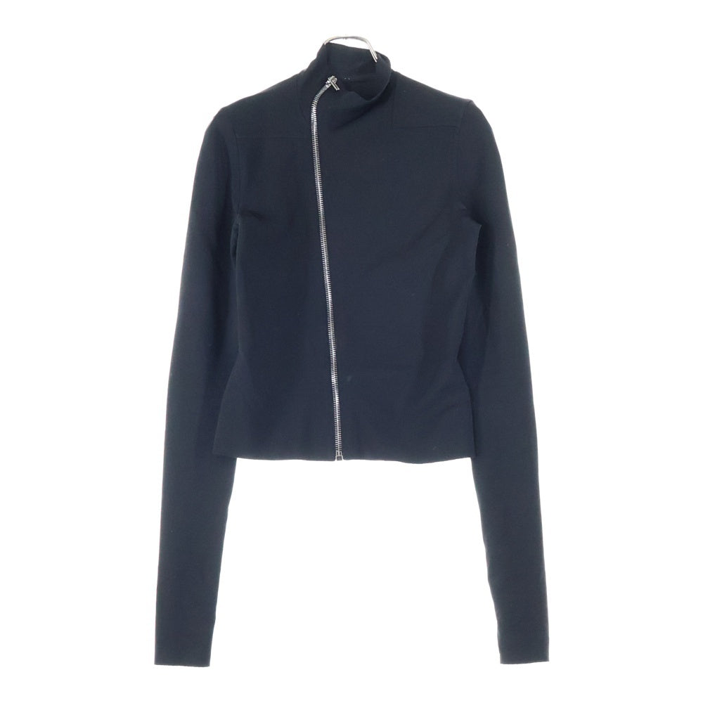 Rick Owens(リックオウエンス) Lilies Gary ハイネック ジップアップ ストレッチ ブルゾン ジャケット ブラック レディース LI02E3702-JCVS