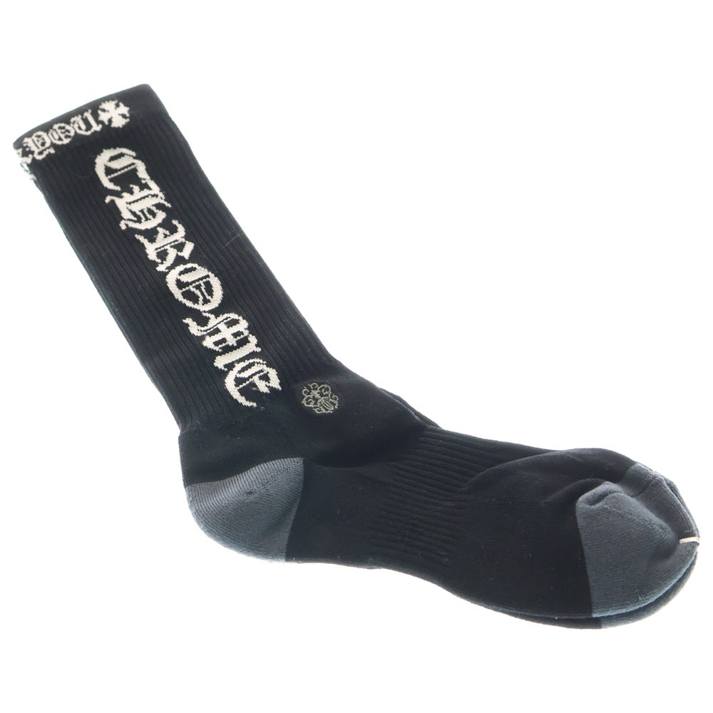 CHROME HEARTS(クロムハーツ) FUCK YOU SOCKS ヴァインダガー刺繍 ソックス 靴下 ブラック