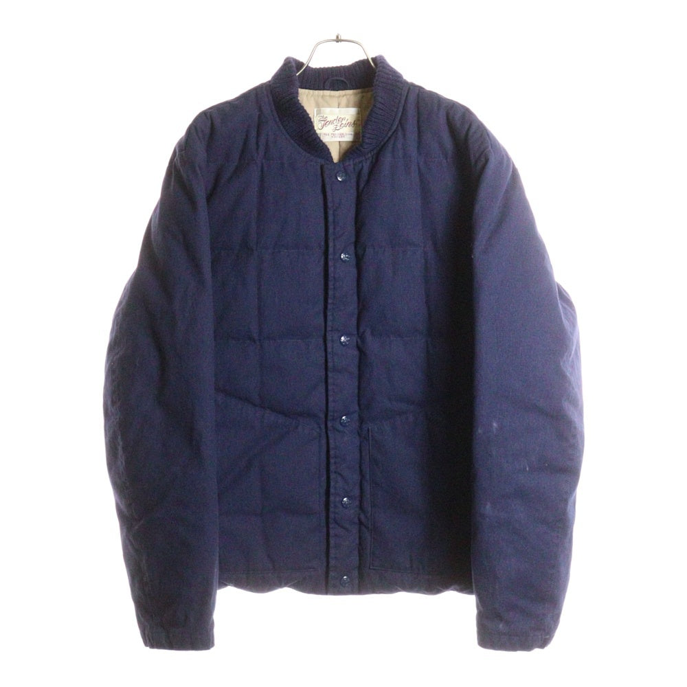 TENDERLOIN(テンダーロイン) スナップボタン キルティング ダウンジャケット ネイビー