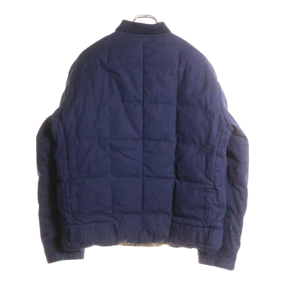 TENDERLOIN(テンダーロイン) スナップボタン キルティング ダウンジャケット ネイビー