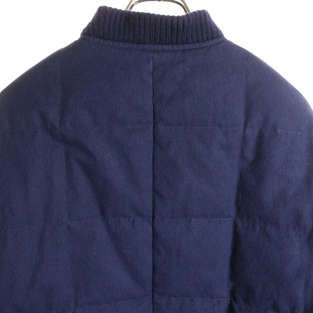 TENDERLOIN(テンダーロイン) スナップボタン キルティング ダウンジャケット ネイビー