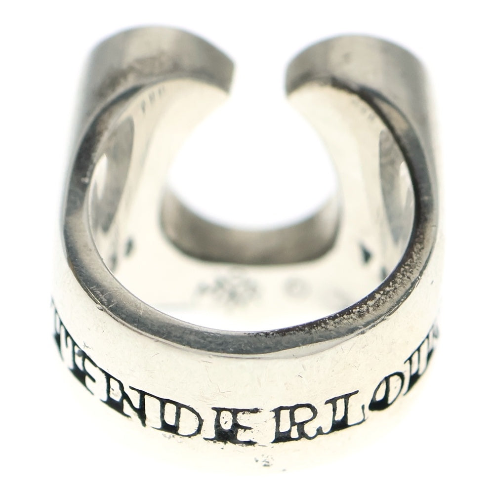 TENDERLOIN(テンダーロイン) ダイヤ入り ホースシューリング 指輪 シルバー 16号